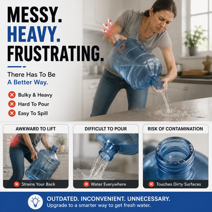 💧Foldable Electric Water Pump | One-Touch Gallon Bottle Dispenser