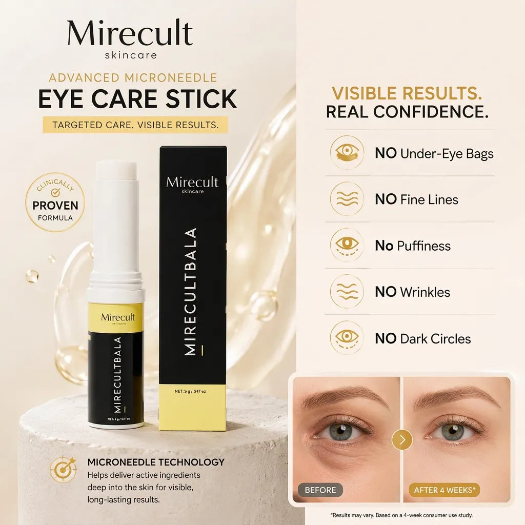 Mirecult🔥Eye Balm with Turmeric and Retinol for Puffy Eyes & Dark Circles – Vegan