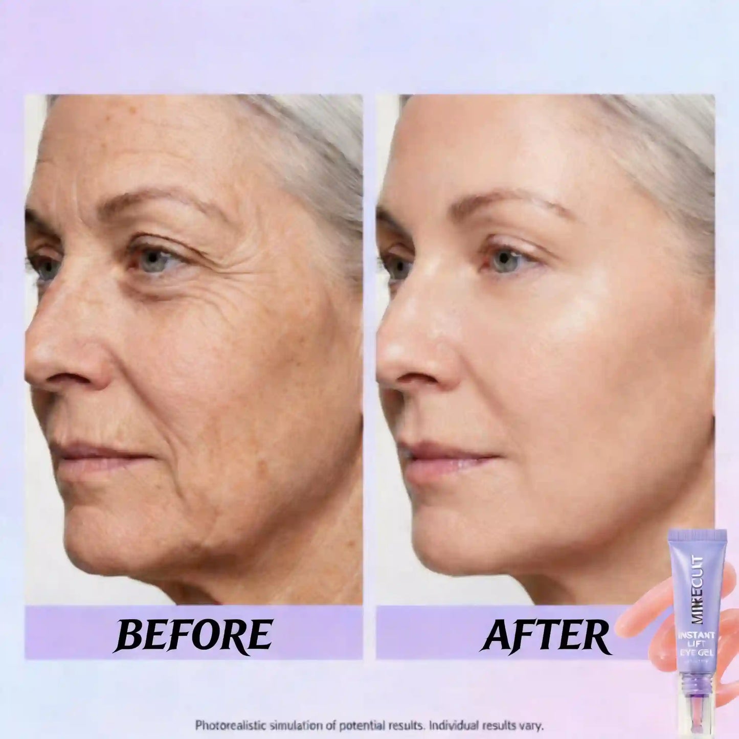 Mirecult🔥 Instant Lift Eye Gel Visibly Smooth Fine Lines, Reduce Puffiness & Brighten Tired Eyes