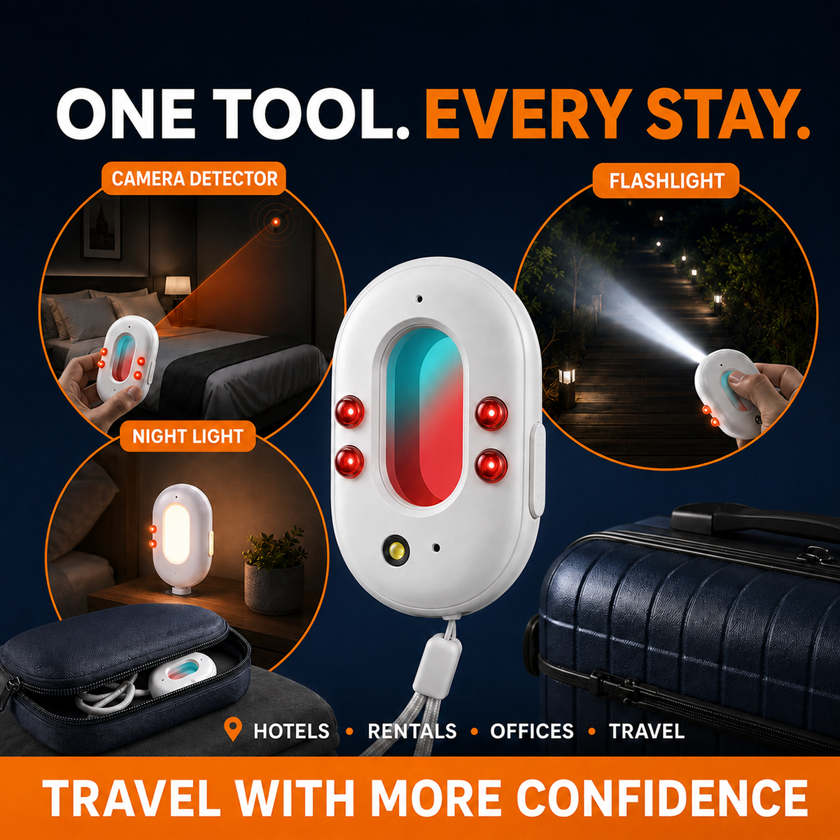 Compact Infrared High-Sensitivity Camera Detector📹🚨