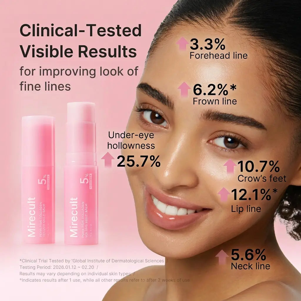 Mirecult🔥Pink Collagen Volume Multi Balm | Reduces fine lines and fights aging.