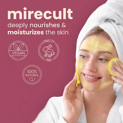 mirecult Brightening Turmeric & Kojic Acid Pads With anti-aging, hydrating, firming, lifting, skin-repairing, and spot-correcting benefits for a more even, clearer complexion.