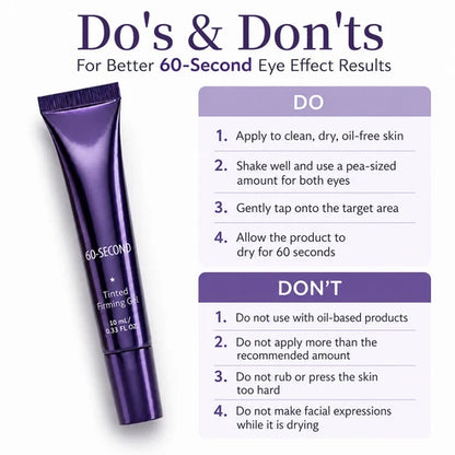 60-Second Eye Effects Tinted Firming Gel - Under Eye Cream For Puffiness And Bags Under Eyes