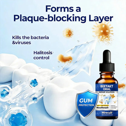Mirecult® Oral Repair Drops|Supports Gum Health • Whitens Teeth • Removes Surface Stains