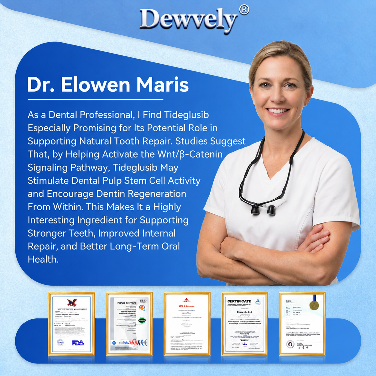🦷 Tideglusib Fast‑Dissolving Tooth & Gum Repair Oral Strips ✨