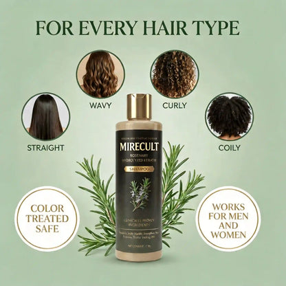 Mirecult🔥Organic Rosemary Shampoo | Reduces Breakage-Related Hair Loss