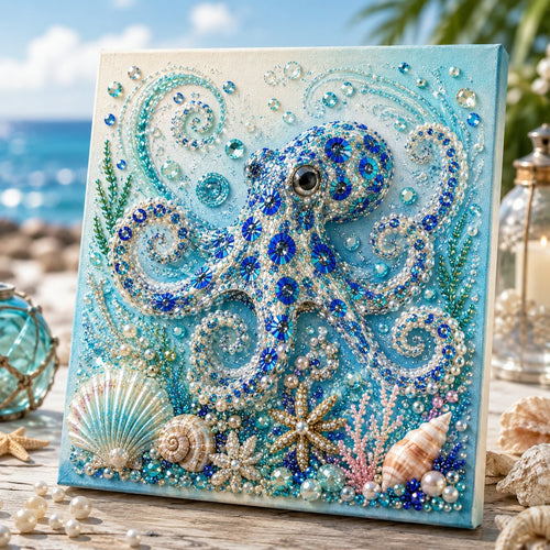 🔥 49% OFF 🌊✨ Ocean Theme Pearl Art DIY Kit