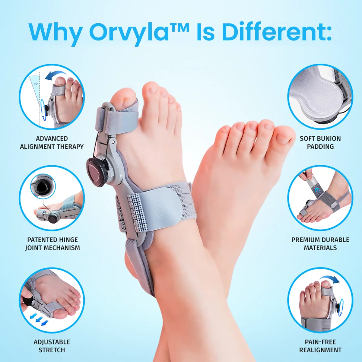 Bunion Corrector – Adjustable Toe Alignment Support for Daily Comfort