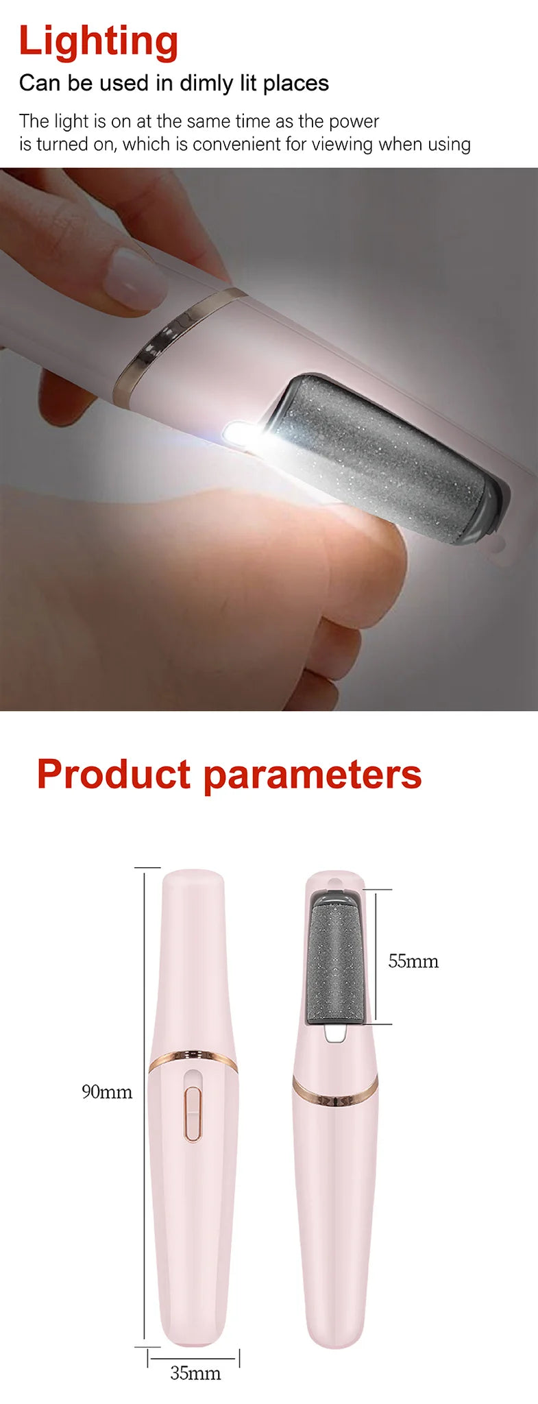 Flash Sale: 50% OFFRechargeable Electric Foot File Callus Remover with LED Display