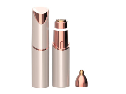 2-in-1 Women's Facial & Eyebrow Hair Trimmer | Rechargeable Painless Face Razor & Precision Eyebrow Shaper
