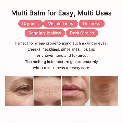 Mirecult🔥Pink Collagen Volume Multi Balm | Reduces fine lines and fights aging.