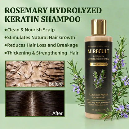 Mirecult🔥Organic Rosemary Shampoo | Reduces Breakage-Related Hair Loss