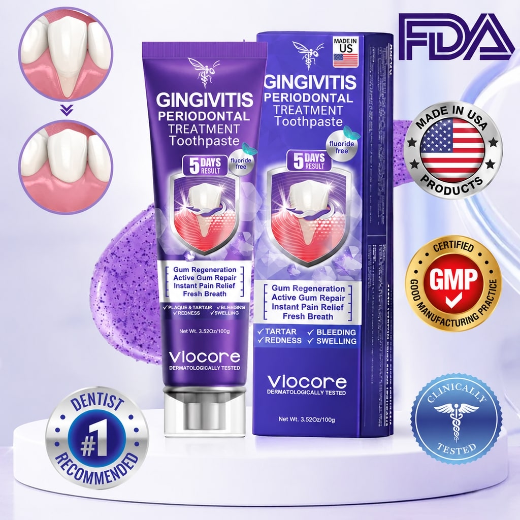 🦷VioCore Bee Venom Gingivitis & Periodontitis Treatment Toothpaste
